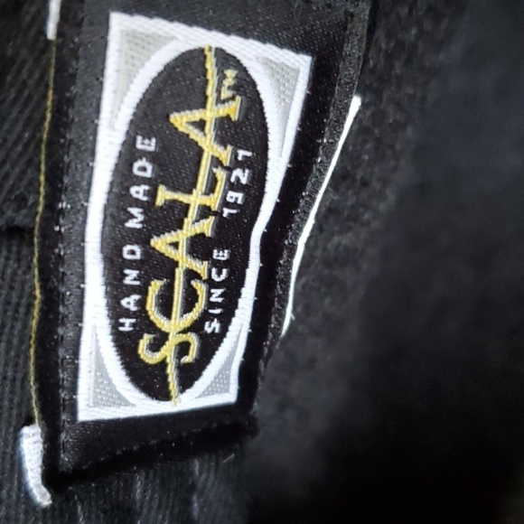 SCALA Vintage Cuffley classic wool felt newsboy gray - Picture 3 of 5